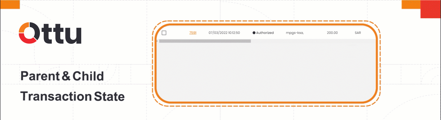 Parent and child transaction states