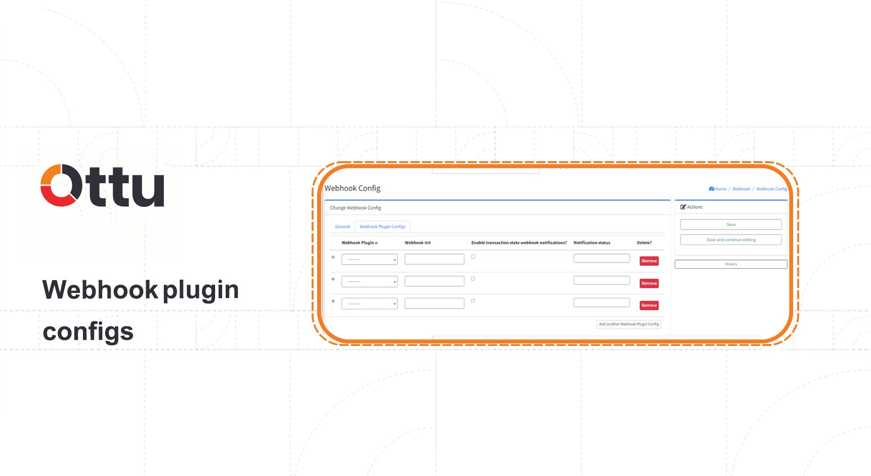 Webhook plugin configuration
