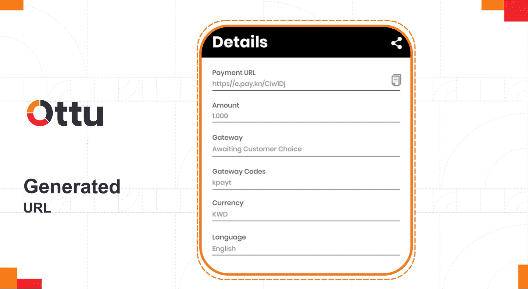 Redirect payment flow