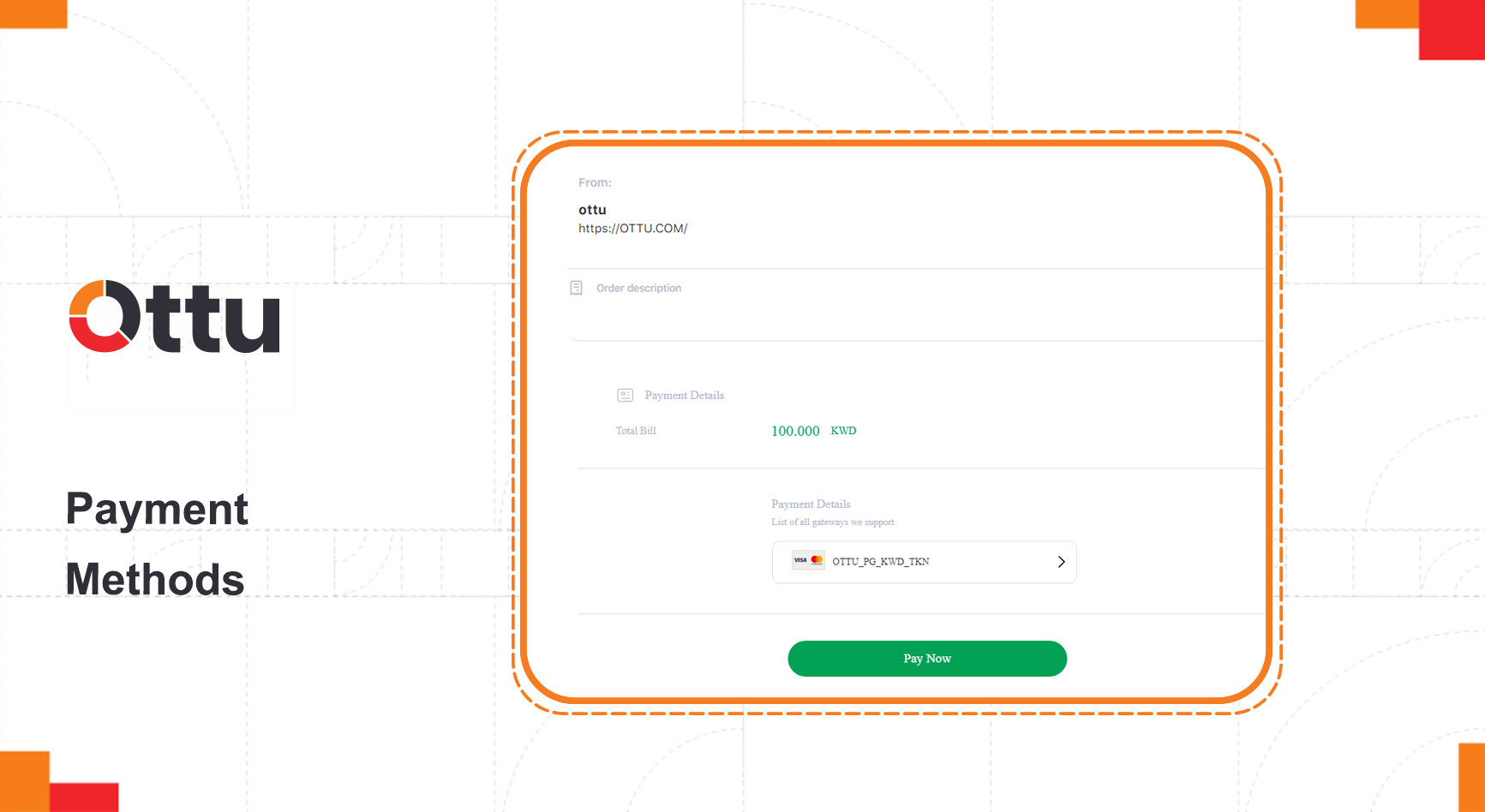 Checkout SDK available payment methods